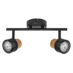 Ledvance LED Decor Foco Cork Acero Negro 6W 460lm - 827 Luz Muy Cálida | Regulable