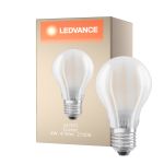 Ledvance Classic LED E27 Pera con Filamento Mate 4W 470lm - 827 Luz muy Cálida | Reemplazo 40W