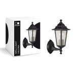 D'Lite Luz De Pared Helora Negro | IP44 - Apta para 1x E27
