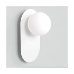 Emibig Pared y Luz de techo Viva Acero Blanco | Apta para 1x G9 - Max 8W