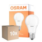 Multipack 10x Osram Parathom LED Star E27 Pera Mate 8.5W 806lm - 827 Luz muy Cálida | Reemplazo 60W