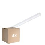 Multipack 4x Philips Pantalla LED CoreLine Blanco 25W/37W 3500lm/5200lm - 830-840 CCT| 150cm - Reemplazo 2x58W