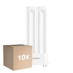 Multipack 10x Ledvance DULUX-F LED 12W - 840 Blanco Frio | 4-Pines - Reemplazo 24W
