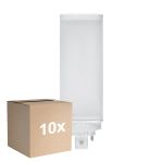 Multipack 10x Ledvance Dulux-T LED 10W - 830 Luz Cálida | 4-Pines - Reemplazo 26W