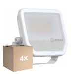 Multipack 4x Ledvance Proyector LED Aluminium Blanco 41W 6000lm 100D - 840 Blanco Frio | IP66 - Simétrico