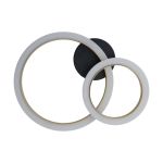 Eglo Luz de techo Calliera Acero Negro Oro 12W 1500lm - 840 Blanco Frio | IP20 - Regulable 