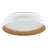 Ledvance Lámpara LED Orbis Livia Blanco y Madera 36W 2000lm - 830 Luz Cálida | Regulable al tacto