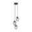 Eglo Colgante De Luz Newtown Acero Negro | IP20 - Apta para 3x E27 