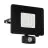 Eglo Luz De Pared Faedo 3 Aluminium Negro 31W 3400lm - 850 Blanco Frio | IP44 - Sensor De Movimiento