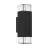 Eglo Luz De Pared Castelnuovo Aluminium Negro Up & Down | IP65 - Apta para 1x GU10