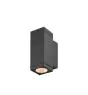SLV Theo Pro S Up/Down Luz De Pared Aluminium Antracita 12W 1400lm - 827 Luz Muy Cálida | Al Aire Libre - IP65