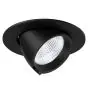 Noxion Foco LED Forza V2 Aluminium Negro 28/32/36/40W - 3300/3700/4100/4500lm 36D - 930-940-957 CCT | 160mm - Recorte 145mm - Mejor Reproducción De Color