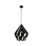 Eglo Colgante De Luz Carlton 5 Acero Negro | IP20 - Apta para 1x E27 