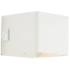 Brilliant Iseo Luz De Pared Plástico Blanco 4W 300lm - 830 Luz Cálida | IP44 - con USB