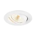 SLV New Tria 68 Foco Aluminium Blanco 8.3W 750lm 38D - 930 Luz Cálida | Recorte 68mm -  Mejor Reproducción De Color - Regulable 