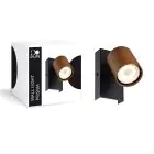 D'Lite Luz De Pared Prisma Metal Cobre | IP20 - Apta para 1x GU10