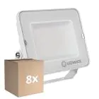 Multipack 8x Ledvance Proyector LED Compacto Blanco 50W 5000lm 100D - 840 Blanco Frio | IP65 - Simétrico 