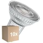 Multipack 10x Ledvance Foco LED GU10 PAR16 6.1W 575lm 60D - 927 Luz Muy Cálida | Mejor Reproducción De Color - Regulable - Reemplazo 80W