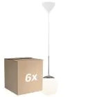 Multipack 6x Nordlux Café Colgante De Luz Vidrio Blanco | Apta para E27
