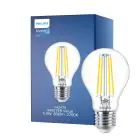 Philips MASTER Value LED Bulbo E27 Pera Clara 5.9W 806lm - 927 Luz muy Cálida | Mejor reproducción de color - Regulable - Reemplazo 60W