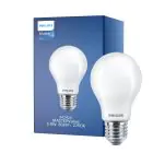 Philips MASTER Value LED Bulbo E27 Pera Mate 5.9W 806lm - 927 Luz muy Cálida | Mejor reproducción de color - Regulable - Reemplazo 60W