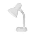 Eglo Lámpara De Mesa Basic Acero Blanco | IP20 - Apta para 1x E27 