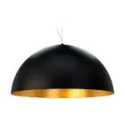 Eglo Colgante De Luz Gaeta 1 Acero Negro Oro | IP20 - Apta para 1x E27 