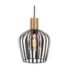 Eglo Colgante De Luz Empoli Acero Negro | IP20 - Apta para 1x E27 
